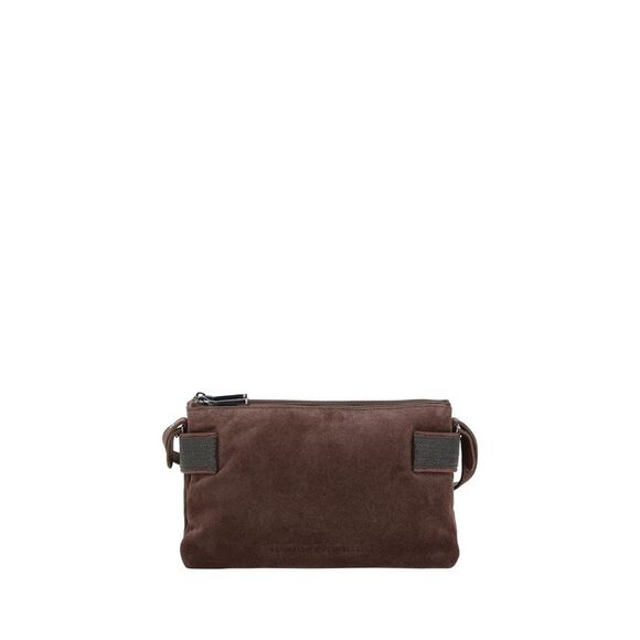 Brunello Cucinelli Suede leather Shoulder Women's Bag - Picture 1 of 4